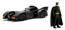 Modellini auto - Modellino auto Batman 1989 Batmobile Jada in metallo con abitacolo scorrevole e figurina Batman lunghezza 22 cm 1:24_1