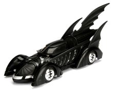 Modely - Autíčko Batman 1995 Batmobile Jada kovové s otevíratelným kokpitem a figurkou Batmana délka 27 cm 1:24_5