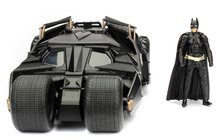 Modeli avtomobilov - Avtomobilček Batman The Dark Knight Batmobile Jada kovinski z odpirajočim kokpitom in figurica Batmana dolžina 20,5 cm 1:24_2