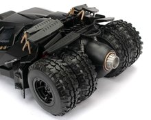 Modele machete - Mașinuța Batman The Dark Knight Batmobile Jada din metal cu uși care se deschid și figurina lui Batman 20,5 cm lungime 1:24_10