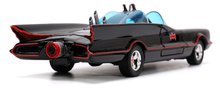 Modeli avtomobilov - Avtomobilček Batman Classic Batmobile 1966 Deluxe Jada kovinski z odpirajočimi vrati in 4 figuricami dolžina 19 cm 1:24_5
