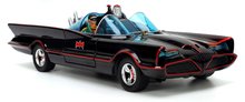 Modeli avtomobilov - Avtomobilček Batman Classic Batmobile 1966 Deluxe Jada kovinski z odpirajočimi vrati in 4 figuricami dolžina 19 cm 1:24_7