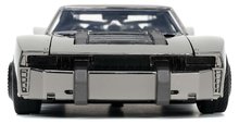Játékautók és járművek - Kisautó Batman Batmobile 2022 Comic Con Jada fém nyitható ajtókkal és Batman figurával hossza 19 cm 1:24_0