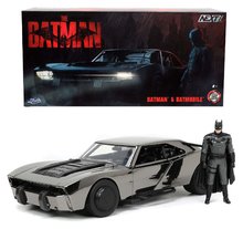 Modelle - Spielzeugauto Batman Batmobile 2022 Comic Con Jada Metall mit aufklappbarer Tür und Batman-Figur Länge 19 cm 1:24_13
