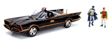 Modely - Autíčko Batman Classic Batmobile Jada kovové so svetlom s 2 figúrkami dĺžka 28 cm 1:18_0