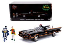 Modely - Autko Batman Classic Batmobile Jada metalowe ze światłem z 2 figurkami o długości 28 cm 1:18_14