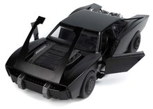 Modely - Autíčko Batman Batmobile 2022 Jada kovové so svetlom a figúrkou Batmana dĺžka 28 cm_9