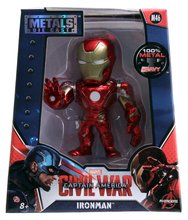 Akcióhős, mesehős játékfigurák - Figura gyűjtői darab Marvel Iron Man Jada fém magassága 10 cm_5
