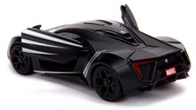 Játékautók és járművek - Kisautó Marvel Black Panther Lykan Hypersport Jada fém nyitható ajtókkal hossza 13,3 cm 1:32_3