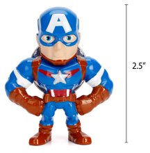 Zberateľské figúrky - Figurki kolekcjonerskie Avengers Marvel Figurki 4-pak Jada metalowe 4 rodzaje wysokość 6 cm_2