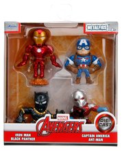 Zberateľské figúrky - Figurki kolekcjonerskie Avengers Marvel Figurki 4-pak Jada metalowe 4 rodzaje wysokość 6 cm_1