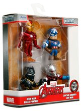 Zberateľské figúrky - Figurki kolekcjonerskie Avengers Marvel Figurki 4-pak Jada metalowe 4 rodzaje wysokość 6 cm_4