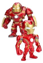 Akcióhős, mesehős játékfigurák - Figurák gyűjtői darab Marvel Hulkbuster és Iron Man Jada fém felnyitható sisakkal magassága 16,5 cm és 6 cm_6