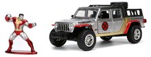 Modellini auto - Modellino auto Marvel X-Men Jeep Gladiator Jada in metallo con sportelli apribili e figurina Colossus lunghezza 14 cm 1:32_0