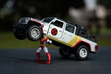 Modele machete - Mașinuța Marvel X-Men Jeep Gladiator Jada din metal cu uși care se deschid și figurina Colossus 14 cm lungime 1:32_11