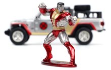 Modeli avtomobilov - Avtomobilček Marvel X-Men 2020 Jeep Gladiator Jada kovinski z odpirajočimi vrati in figurica Colossus dolžina 14 cm 1:32_3