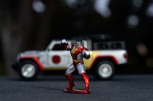 Modellini auto - Modellino auto Marvel X-Men Jeep Gladiator Jada in metallo con sportelli apribili e figurina Colossus lunghezza 14 cm 1:32_16