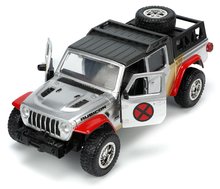 Modely - Autíčko Marvel X-Men 2020 Jeep Gladiator Jada kovové s otvárateľnými dverami a figúrkou Colossus dĺžka 14 cm 1:32_6