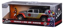 Modeli automobila - Autíčko Marvel X-Men Jeep Gladiator Jada kovové s otvárateľnými dverami a figúrkou Colossus dĺžka 14 cm 1:32 J3223012_10
