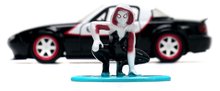 Játékautók és járművek - Kisautó Marvel Ghost Spider Mazda Miata 1990 Jada fém nyitható ajtókkal és Gwen figurával hossza 12,5 cm 1:32_2