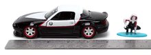 Modely - Autíčko Marvel Ghost Spider Mazda Miata 1990 Jada kovové s otvárateľnými dverami a figúrkou Gwen dĺžka 12,5 cm 1:32_12