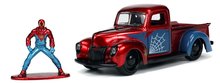 Játékautók és járművek - Kisautó Marvel Ford Pick Up 1941 Jada fém nyitható ajtókkal és Spiderman figurával hossza 14 cm 1:32_0