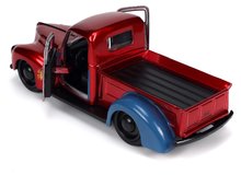 Játékautók és járművek - Kisautó Marvel Ford Pick Up 1941 Jada fém nyitható ajtókkal és Spiderman figurával hossza 14 cm 1:32_6