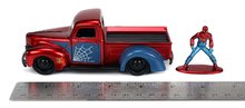 Modeli avtomobilov - Avtomobilček Marvel Ford Pick Up 1941 Jada kovinski z odpirajočimi vrati in figurica Spiderman dolžina 14 cm 1:32_7