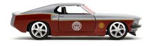 Modele machete - Mașinuță Fastback 1969 Ford Mustang Marvel Jada din metal cu uși carese pot deschide și figurina Star Lord lungime de 13,9 cm 1:32_6