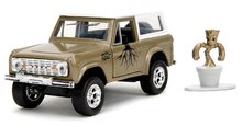 Játékautók és járművek - Kisautó Marvel Ford Bronco 1973 Jada fém nyitható ajtókkal és Groot figurával hossza 14 cm 1:32_1
