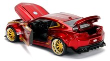 Modelle - Spielzeugauto Marvel Ironman 2016 Chevy Camaro SS Jada Metall mit aufklappbaren Teilen und einer Iron Man-Figur Länge 22 cm 1:24_6