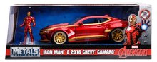 Modeli avtomobilov - Avtomobilček Marvel Iron Man 2016 Chevy Camaro Jada kovinski z odpirajočimi elementi in figurica Iron Man 22 cm 1:24_7