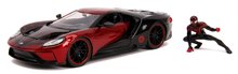 Játékautók és járművek - Kisautó Marvel 2017 Ford GT Jada fém nyitható részekkel és Miles Morales figurával hossza 20 cm 1:24_0