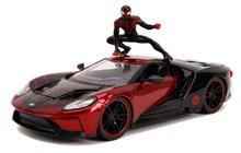 Játékautók és járművek - Kisautó Marvel 2017 Ford GT Jada fém nyitható részekkel és Miles Morales figurával hossza 20 cm 1:24_2