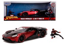 Játékautók és járművek - Kisautó Marvel 2017 Ford GT Jada fém nyitható részekkel és Miles Morales figurával hossza 20 cm 1:24_13