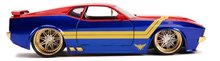 Modeli avtomobilov - Avtomobilček Marvel Ford Mustang Mach 1973 Jada kovinski z odpirajočimi elementi in figurica Captain Marvel 18 cm dolžina 1:24_6