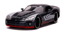 Játékautók és járművek - Kisautó Dodge Viper SRT10 Marvel Jada fém nyitható részekkel és Venom figura hossza 19 cm 1:24_1