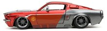 Modeli avtomobilov - Avtomobilček Marvel 1967 Shelby GT-500 Jada kovinski z odpirajočimi elementi in figurica Star Lord dolžina 20 cm 1:24_3