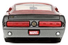 Játékautók és járművek - Kisuató Marvel 1967 Shelby GT-500 Jada fém nyitható részekkel és Star Lord figurával hossza 20 cm 1:24_5