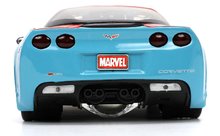 Játékautók és járművek - Kisautó Marvel Doctor Strange Chevy Corvette 2006 Jada fém nyitható részekkel és Doktor Strange figurával hossza 22 cm 1:24_4