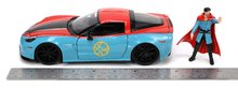 Modellini auto - Modellino auto Marvel Doctor Strange Chevy Corvette Jada in metallo con parti apribili e figurina Doctor Strange lunghezza 22 cm 1:24_10