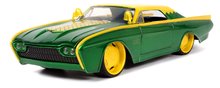 Modellini auto - Modellino auto Ford Thunderbird Jada in metallo con parti apribili e figurina Loki lunghezza 22 cm 1:24_0