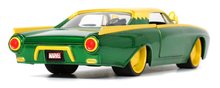 Játékautók és járművek - Kisautó Marvel Ford Thunderbird Jada fém nyitható részekkel és Loki figurával hossza 22 cm 1:24_5