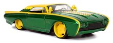 Játékautók és járművek - Kisautó Marvel Ford Thunderbird Jada fém nyitható részekkel és Loki figurával hossza 22 cm 1:24_7