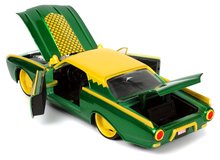 Modele machete - Mașinuța Ford Thunderbird Jada din metal cu părți care se deschid și figurina Loki 22 cm lungime 1:24_11