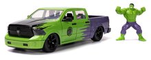 Modeli avtomobilov - Avtomobilček Marvel 2014 Ram 1500 Jada kovinski z odpirajočimi elementi in figurica Hulk dolžina 20 cm 1:24_1