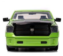 Modellini auto - Modellino auto Marvel Ram 1500 Jada in metallo con parti apribili e figurina Hulk lunghezza 20 cm 1:24_0