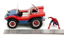 Modely - Autíčko Marvel Buggy Jada kovové s figúrkou Spidermana dĺžka 19 cm 1:24_11