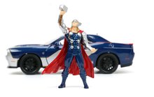 Játékautók és járművek - Kisautó Marvel Dodge Challenger SRT Hellcat Jada fém nyitható részekkel és Thor figurával hossza 20 cm 1:24_3