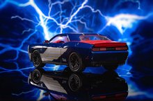 Játékautók és járművek - Kisautó Marvel Dodge Challenger SRT Hellcat Jada fém nyitható részekkel és Thor figurával hossza 20 cm 1:24_20